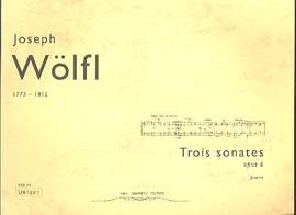 Wölfl, J: 3 Sonates op.6