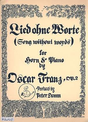 Franz, O: Lied ohne Worte op.2