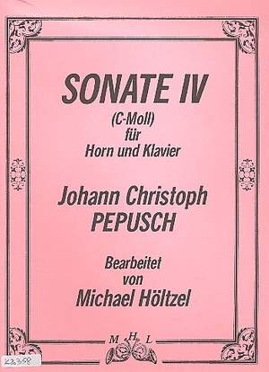 Pepusch, J C: Sonate c-Moll Nr.4