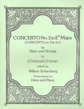 Foerster, C: Concerto no.2 for Horn and Strings