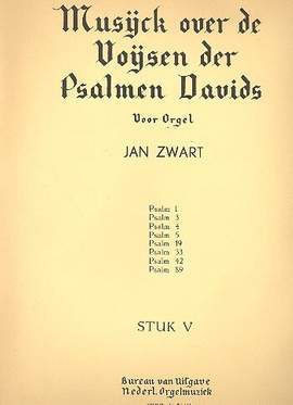 Zwart, J: Musijk over de Voysen der Psalmen Davids vol.5
