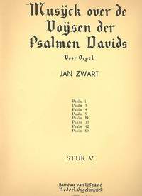 Zwart, J: Musijk over de Voysen der Psalmen Davids vol.5