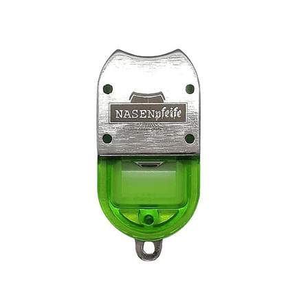 Nasenpfeife grün transparent