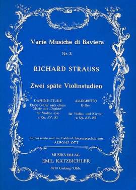 Strauss, R: 2 späte Violinstudien