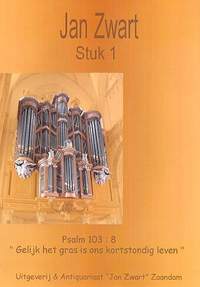 Zwart, J: Sombere Musziek over Psalm103, 8