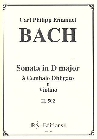 Bach, C P E: Sonate d-Moll H502