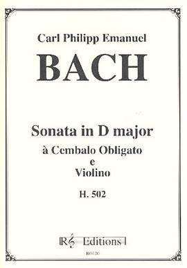 Bach, C P E: Sonate d-Moll H502