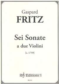 Fritz, G: 6 sonate a 2 violini