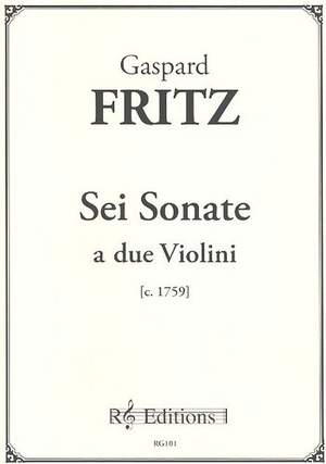 Fritz, G: 6 sonate a 2 violini