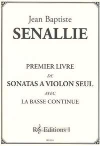 Senaillé, J: Premier livre de sonatas (no.1-10)
