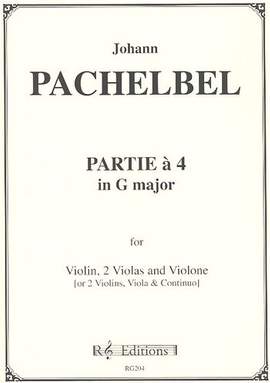 Pachelbel, J: Partie a 4 in G major