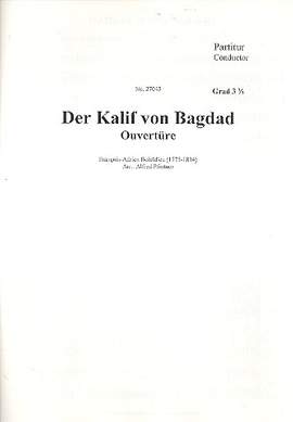 Boieldieu, F: Ouvertüre zu 'Der Kalif von Bagdad'