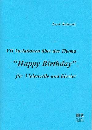 RABINSKI, J: 7 Variationen über Happy Birthday
