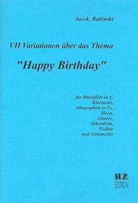 RABINSKI, J: 7 Variationen über Happy Birthday
