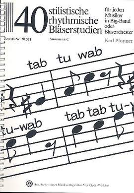 Pfortner, A: 40 stilistische rhythmische Bläserstudien