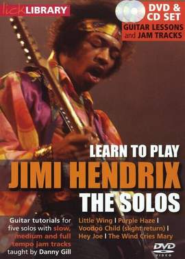 Gill, D: Learn to play Jimi Hendrix (DVD+CD)