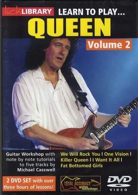 CASSWELL, M: Learn to play Queen vol.2 2 DVD-Videos