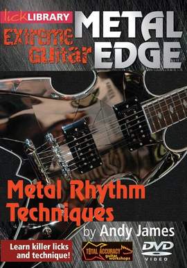 James, A: Metal Rhythm Techniques DVD-Video