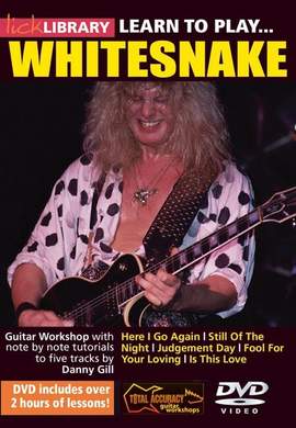 Gill, D: Learn to play Whitesnake DVD