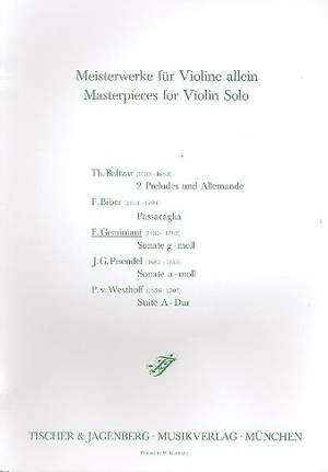 Geminiani, F: Sonate g-Moll