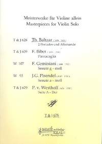 Baltzar, T: 2 Preludes und Allemande