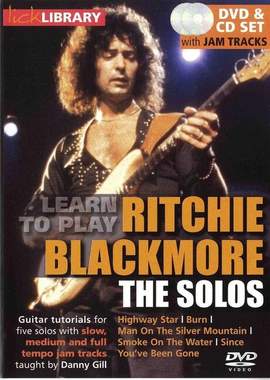 Gill, D: Learn to play Ritchie Blackmore - the Solos