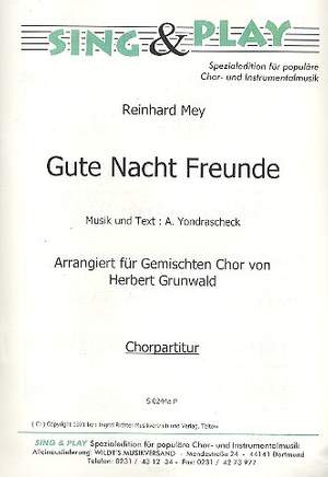 Yondrascheck, A: Gute Nacht Freunde