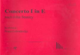 Stanley, J: Concerto Nr.1 E-Dur nach Stanley