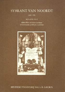 Noordt, S v: Sonate F-Dur