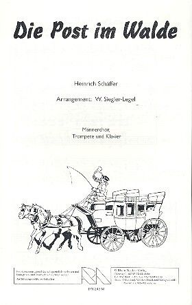 Schaeffer, H: Die Post im Walde