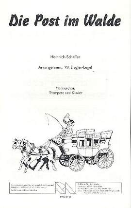 Schaeffer, H: Die Post im Walde