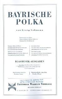 Lohmann, G: Bayrische Polka