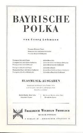 Lohmann, G: Bayrische Polka