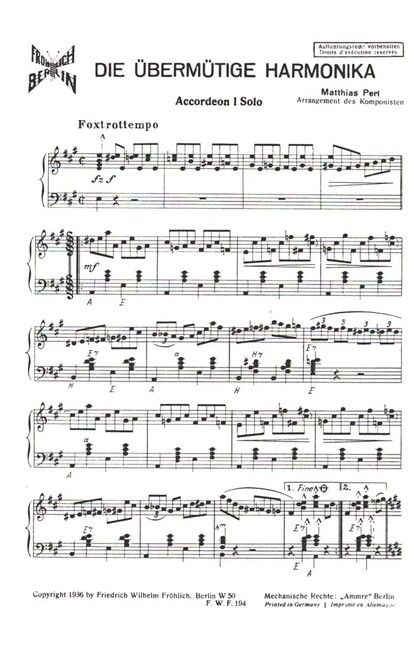 Perl, M: Die übermütige Harmonika