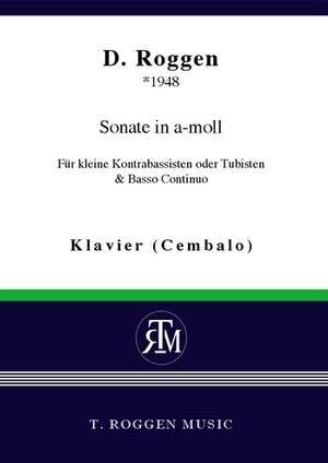 Roggen, D: Sonate a-Moll für kleine Kontrabassisten