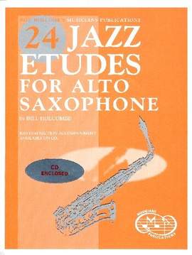 Holcombe, W L: 24 Jazz Etudes (+CD) for alto