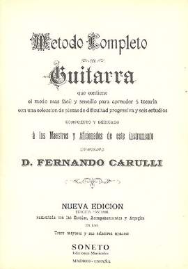 Carulli, F: Metodo completo