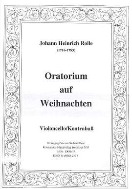 Rolle, J H: Oratorium auf Weihnachten