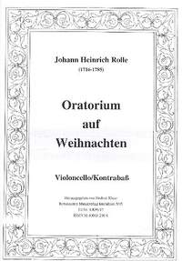 Rolle, J H: Oratorium auf Weihnachten