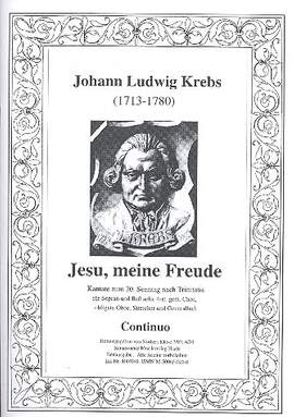 Krebs, J L: Jesu meine Freude Kantate für