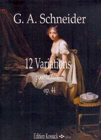 Schneider, G A: 12 Variations op.44