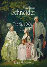 Schneider, G A: Trio G-Dur Nr.1 op.81
