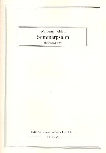 Åhlén, W: Sommerpsalm