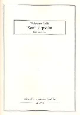 Åhlén, W: Sommerpsalm