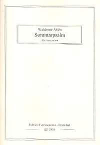 Åhlén, W: Sommerpsalm