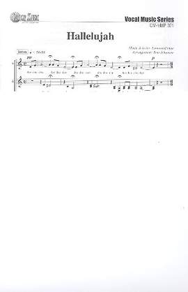 Cohen, L: Hallelujah für gem Chor a cappella