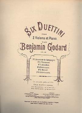 Godard, B: 6 duettini op.18