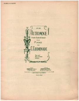 Chaminade, C: L'automne op.35,2