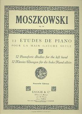Moszkowski, M: 12 études de piano op.92