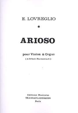 Lovreglio, D: Arioso